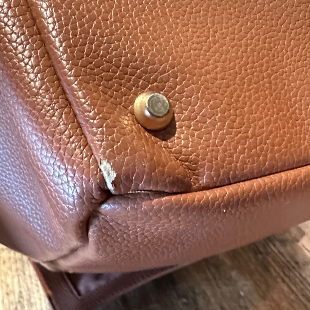 Freshly Picked Brown Leather Baby Bag - Picture 5 of 13